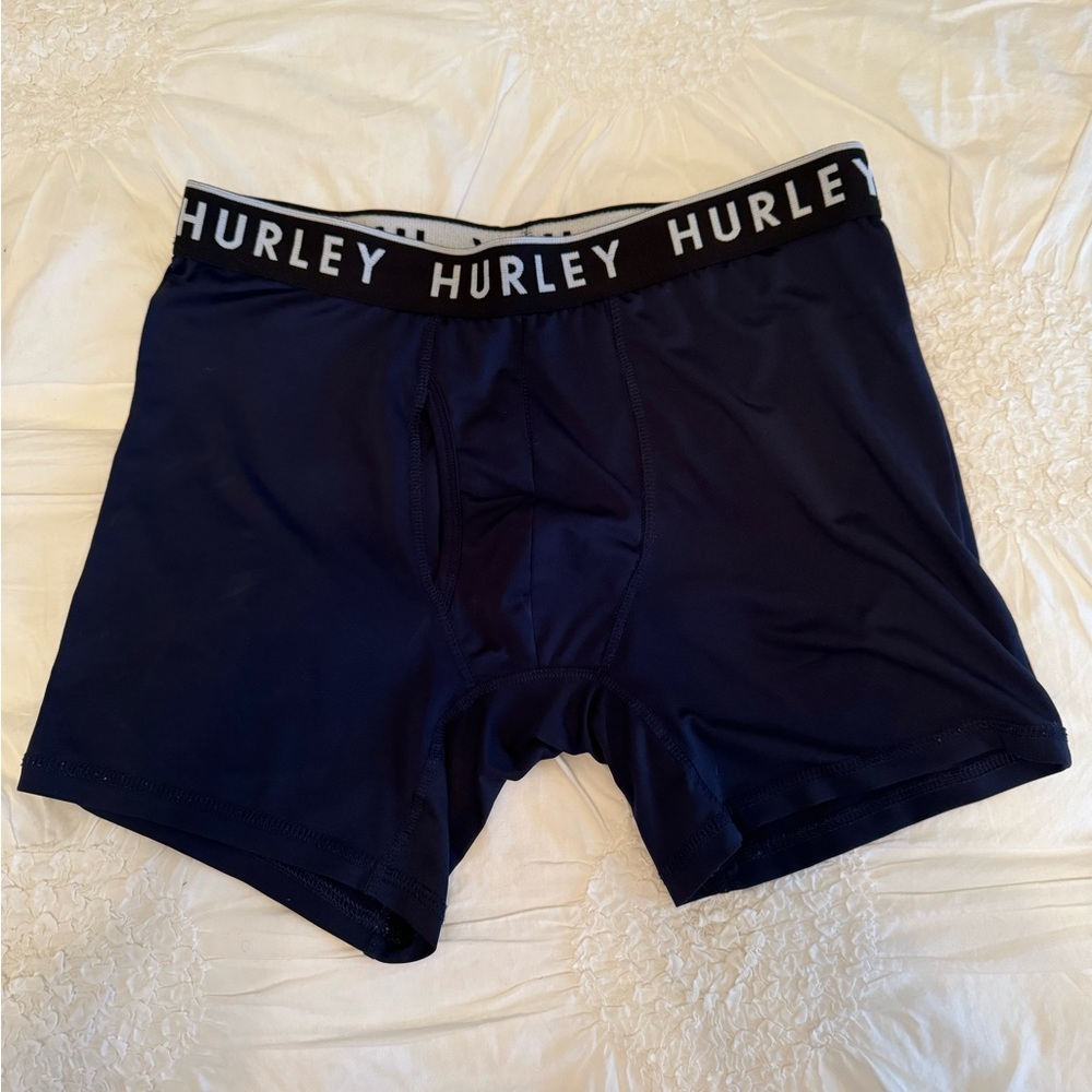 HURLEY Men’s boxer briefs, size L, almost new (gently used); no stains/blemishes
